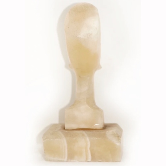 Carved Soap Stone Nefertiti Egyptian Queen Sculpture, Paper Weight, Vintage - Picture 7 of 9